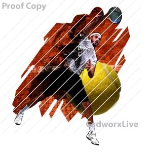 tennis,sports,court,open,ball,racket,serve,love,Stock Art File: tn10005,clipart,lineart,vector clip art,line art,t-shirt,designs,silk,screen,teeshirts,screen-printing,embroidery,logo,mascot,Male tennis player serving the ball with orange background.