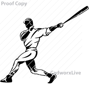 sports, baseball, batter, batting, player, people, action, baseball player,Baseball Player Swinging Bat,clipart,lineart,vector clip art,line art,t-shirt,designs,silk,screen,teeshirts,screen-printing,embroidery,logo,mascot,Baseball player swinging bat. Hit a home run with this action sports baseball player swinging and batting. Great for sports logos, school baseball teams and baseball templates.