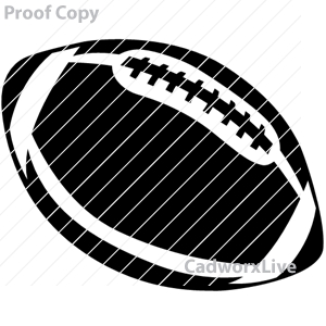 football,field,game,sport,ball,gym.espn,players,team,Football or pigskin,clipart,lineart,vector clip art,line art,t-shirt,designs,silk,screen,teeshirts,screen-printing,embroidery,logo,mascot,Football or pigskin with laces showing.