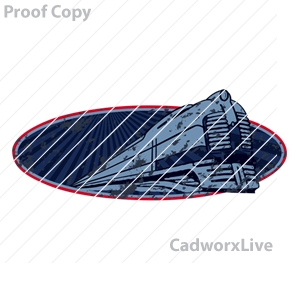 miscellaneous,train,transportation,commute,locomotive,railroad,Stock Art File: ms50006,clipart,lineart,vector clip art,line art,t-shirt,designs,silk,screen,teeshirts,screen-printing,embroidery,logo,mascot,Blue locomotive going down the tracks with oval background.