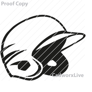 Sports, baseball, bat, helmet,softball,Baseball, sports,Baseball helmet profile,clipart,lineart,vector clip art,line art,t-shirt,designs,silk,screen,teeshirts,screen-printing,embroidery,logo,mascot,Baseball or softball helmet.