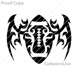 Football, sports, tribal, flames, fire,wings,Tribal football wings,clipart,lineart,vector clip art,line art,t-shirt,designs,silk,screen,teeshirts,screen-printing,embroidery,logo,mascot,Tribal design football with wings.