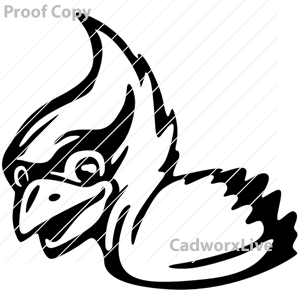 Cardinal, duck, bird, foul,Cardinal bird ,clipart,lineart,vector clip art,line art,t-shirt,designs,silk,screen,teeshirts,screen-printing,embroidery,logo,mascot,Cardinal or duck head with smile and wings 